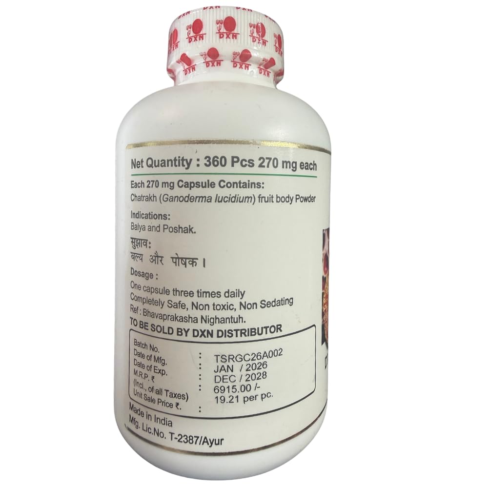DXN Reishi Gano And Ganocelium Capsules - Rg & Gl - 360 Capsule - Image 5