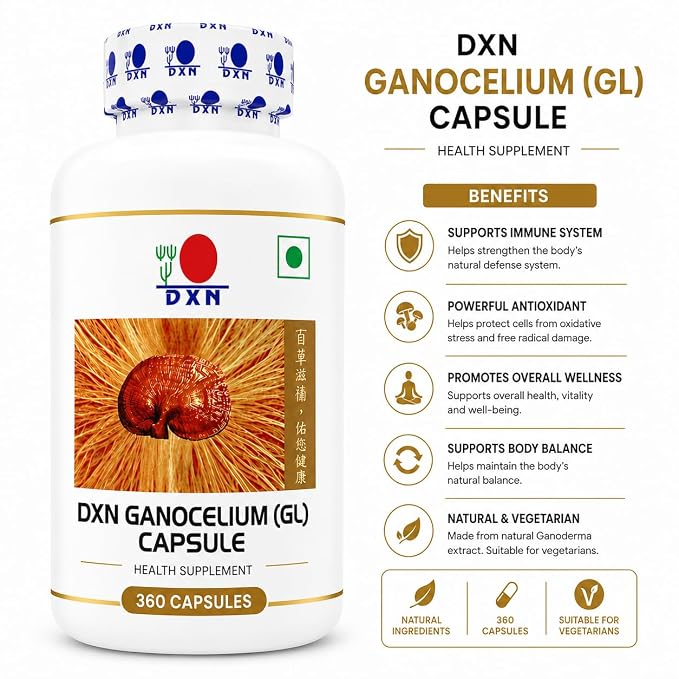 DXN Reishi Gano And Ganocelium Capsules - Rg & Gl - 360 Capsule - Image 2