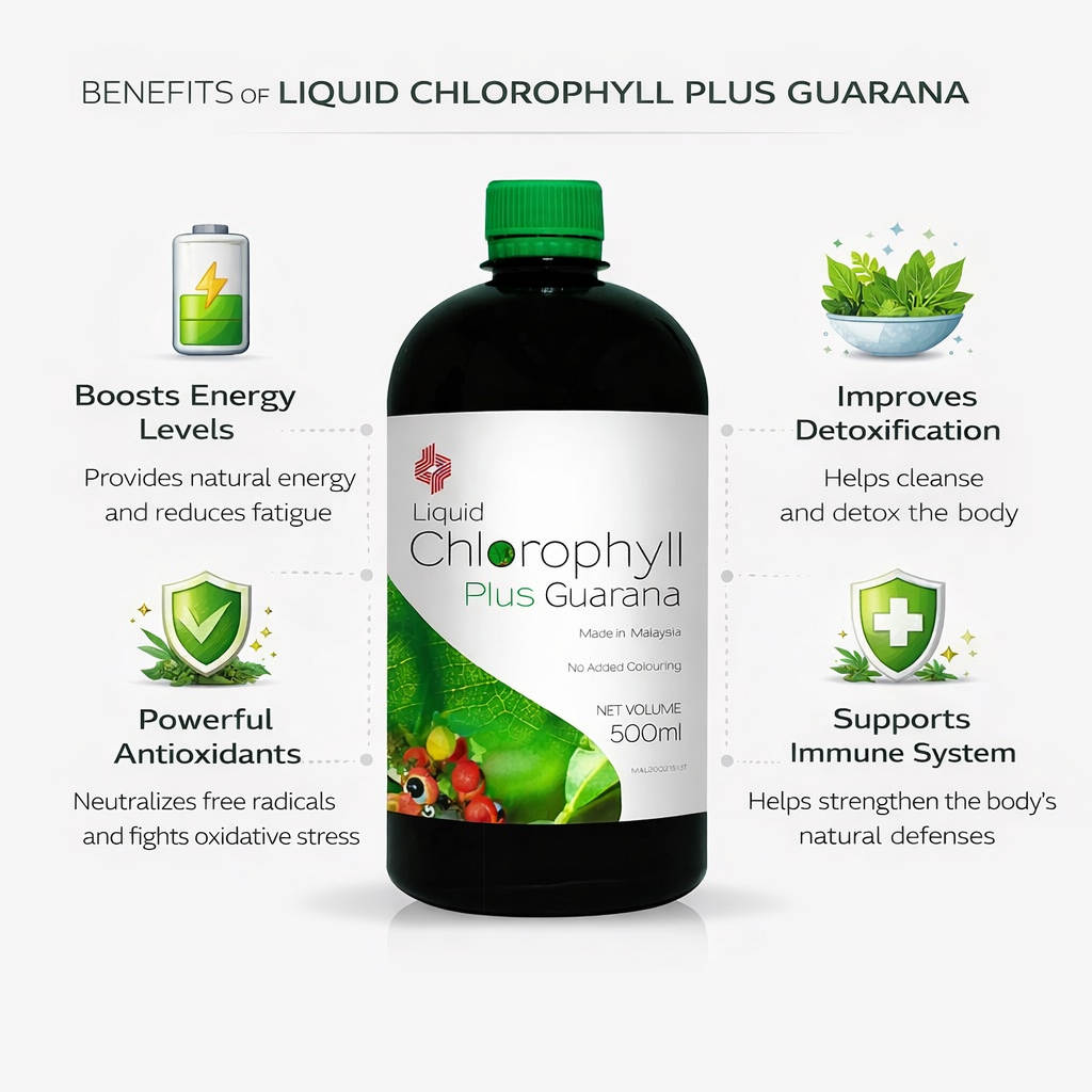 Proyoung Chlorophyll - Plus Guarana Seed Extract-500Ml - Image 1