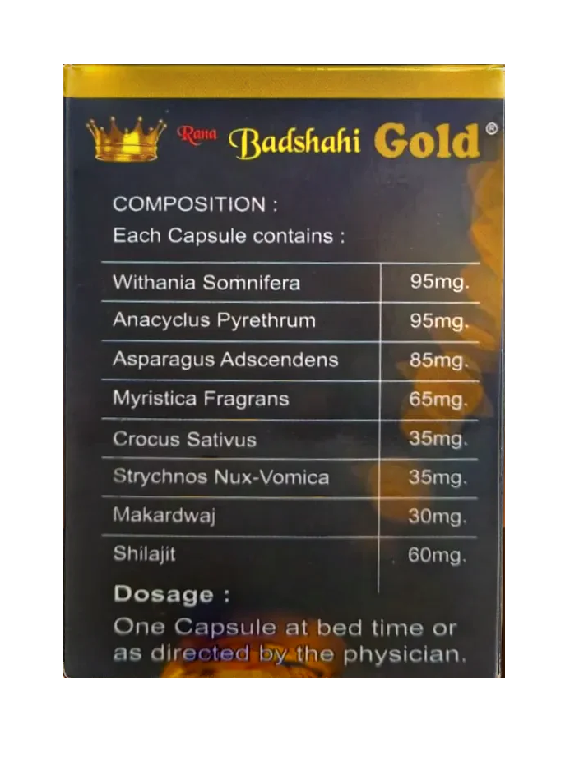 Badshahi Gold Capsules - Image 1