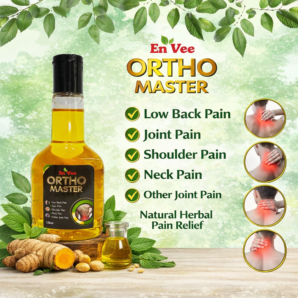 En Vee Ortho Master Ayurvedic Pain Relief Oi 120ml - Image 2