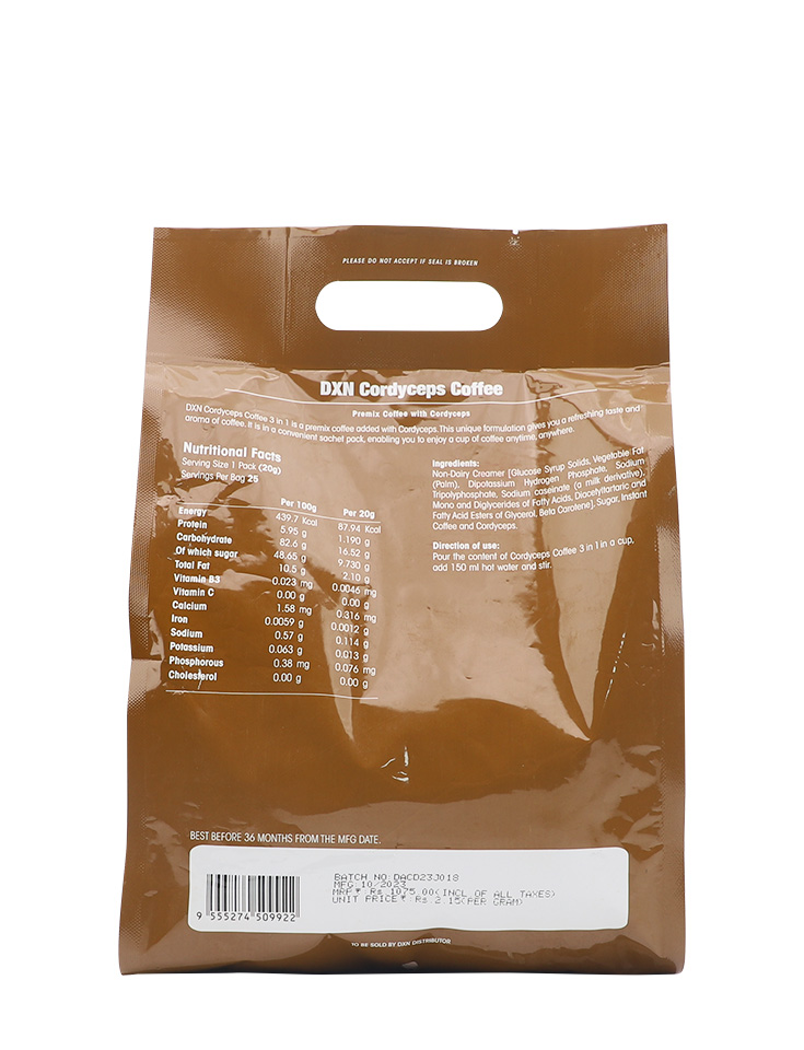 Dxn Cordyceps Coffee 3 In 1 - Image 1