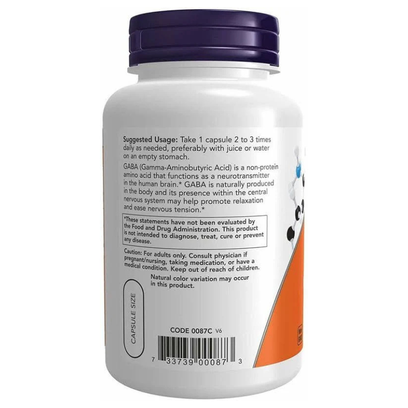 Now Gaba 100 veg. capsules - Image 1